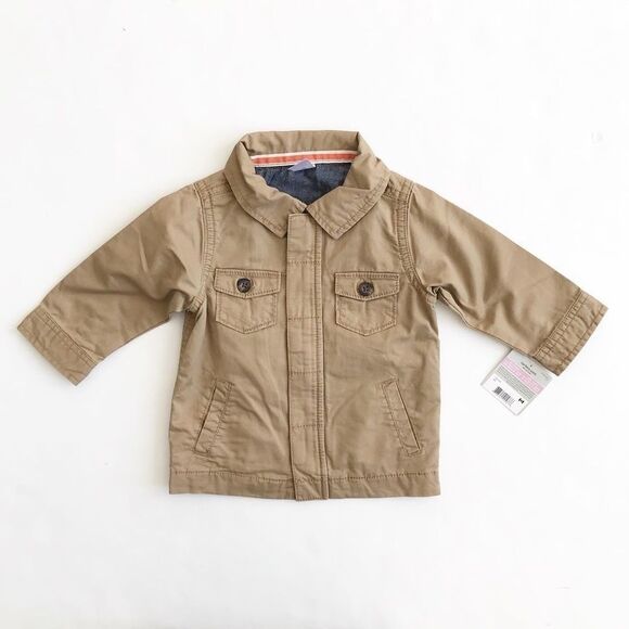 Carters NWT beige light lined jacket 9 months - Picture 1 of 5